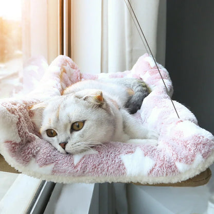 Cama Suspensa Durável para Gatos – Estrado Suspenso para Gatos até 20kg | Confortável e Robusto para Escalada